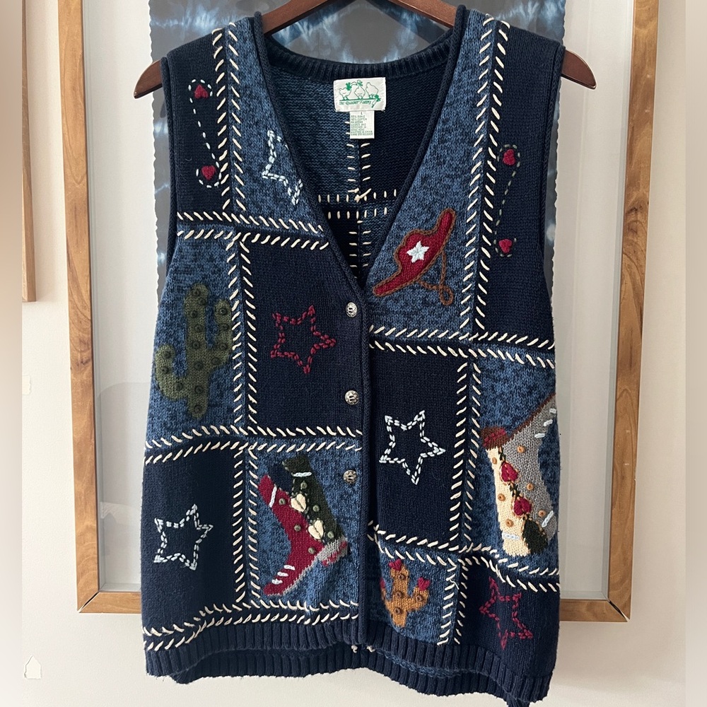 Western Sweater Vest | The Quacker Factory